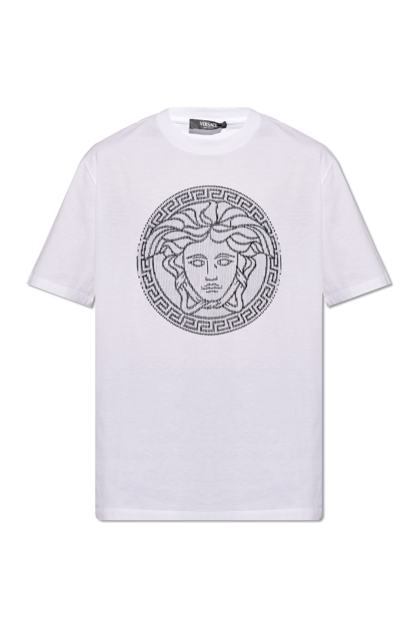 Tシャツ・カットソー A FERRETTI FW19 LOGO STORY SHIRT (0206/_66461081) Excellent extra long T shirt - shirt with logo Versace